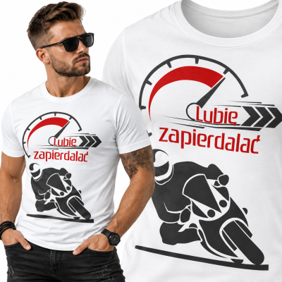 KOSZULKA ŚMIESZA LUBIE ZAPIERDALAĆ 2